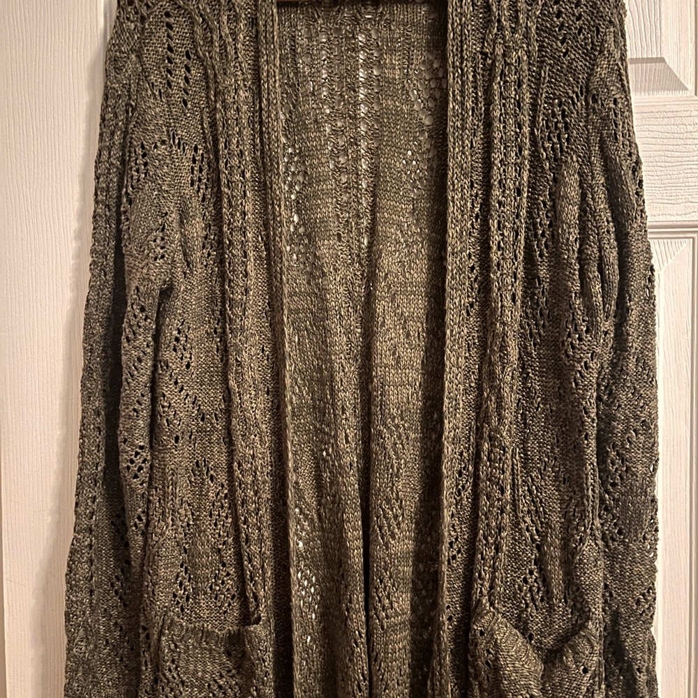 Olive Green Women's Knit Sweater